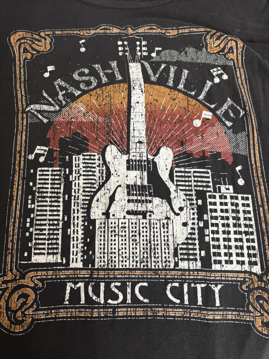 Altar'd State Nashville Music City Graphic T-Shirt Medium - photo 2