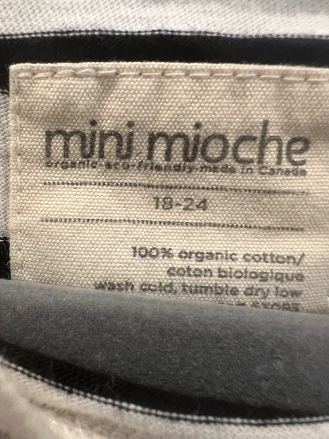 Mini Mioche Organic Cotton Striped Shirt 18-24 Months - photo 3