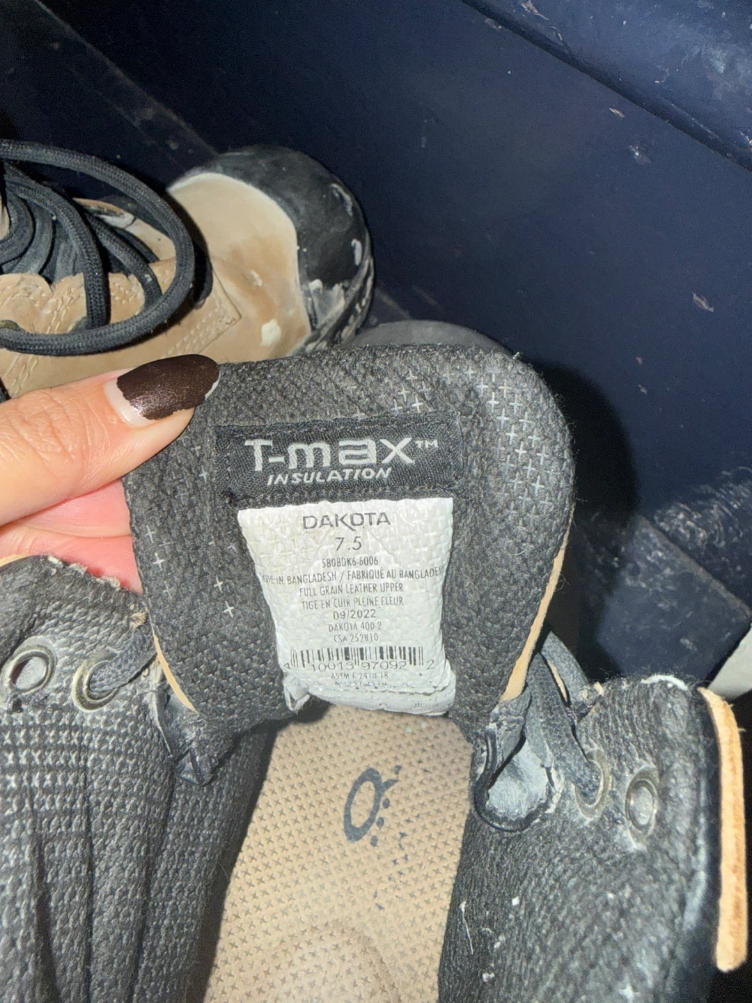 Dakota T-Max Insulation Work Boots Size 7.5 - photo 3