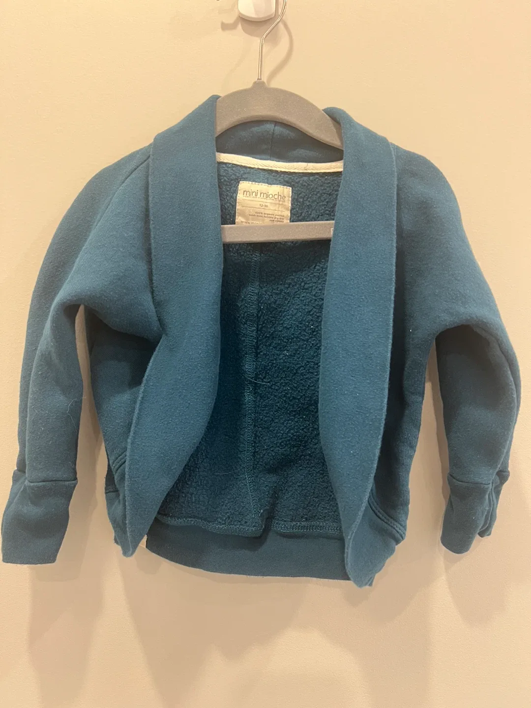 Mini Mioche Organic Cotton Cardigan 12-18 Months