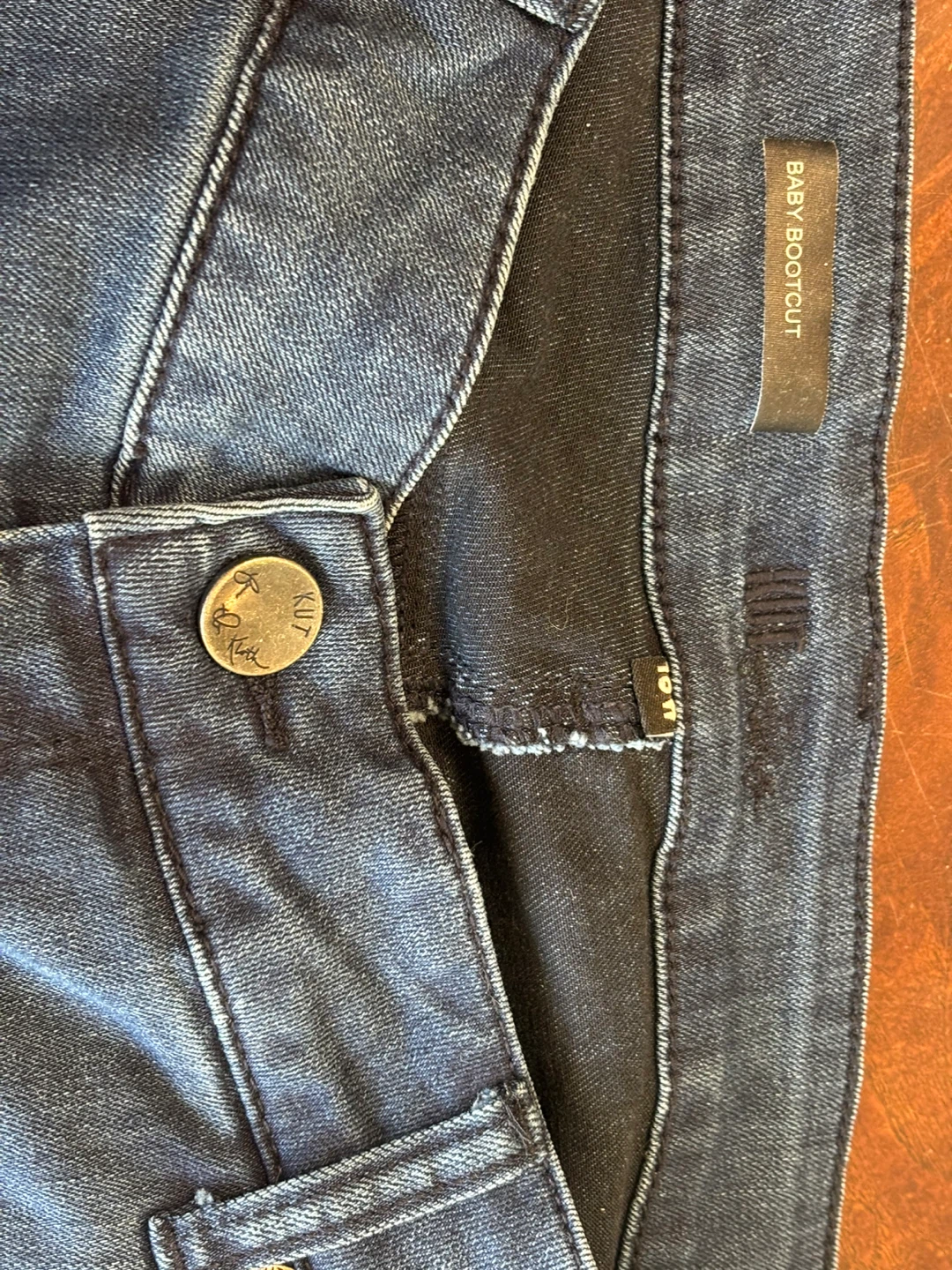Kut from the Kloth Baby Bootcut Jeans Size 16w - photo 2