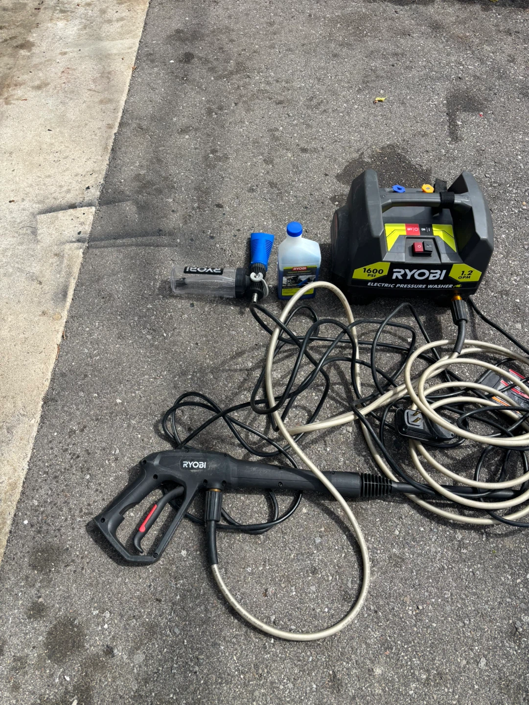 Ryobi 1600  PSI Electric Pressure Washer - photo 4