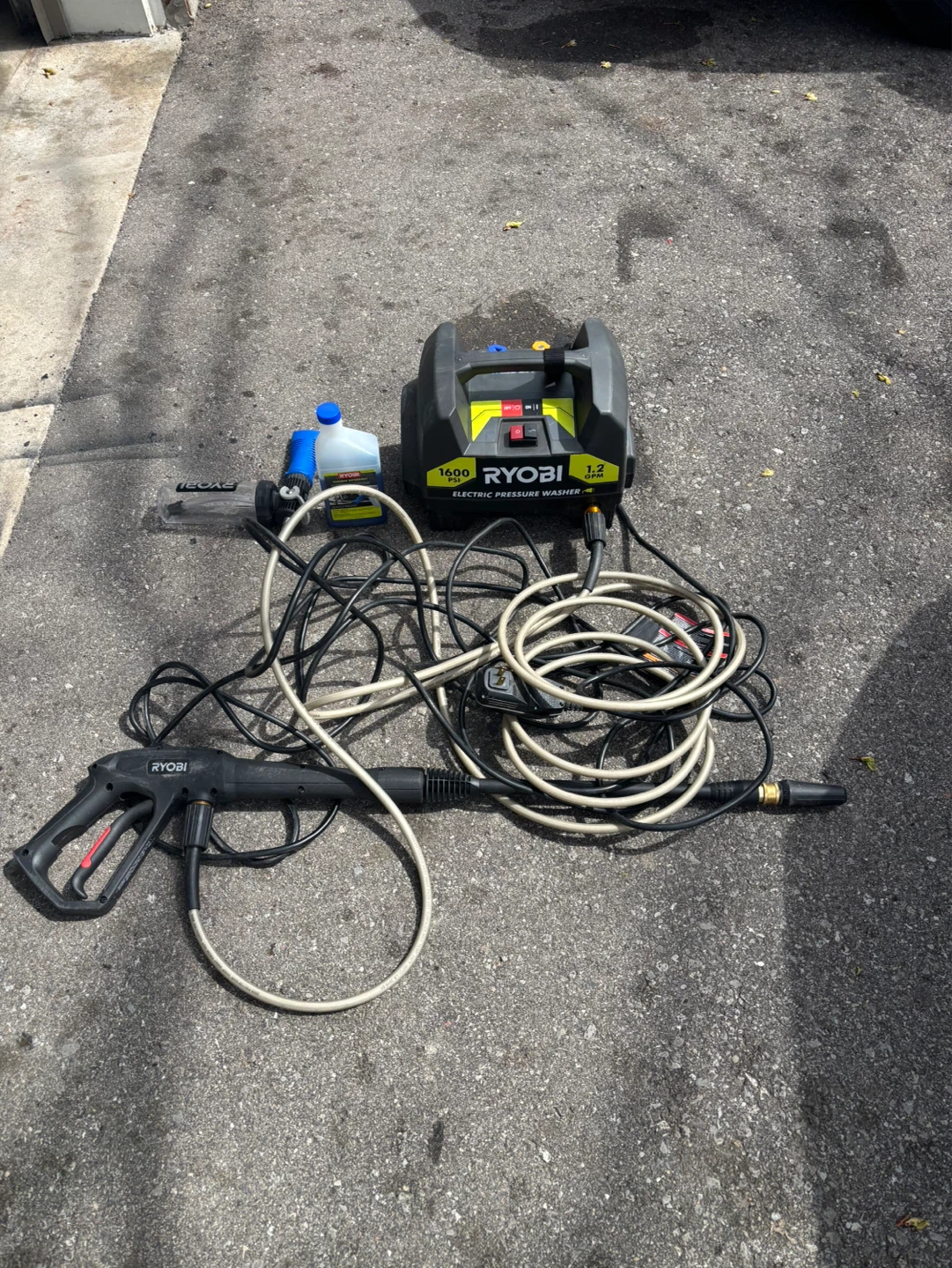 Ryobi 1600  PSI Electric Pressure Washer
