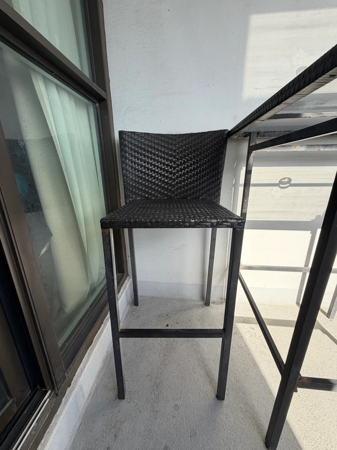 Glass Top Bistro Set with 2 Chairs - photo 3