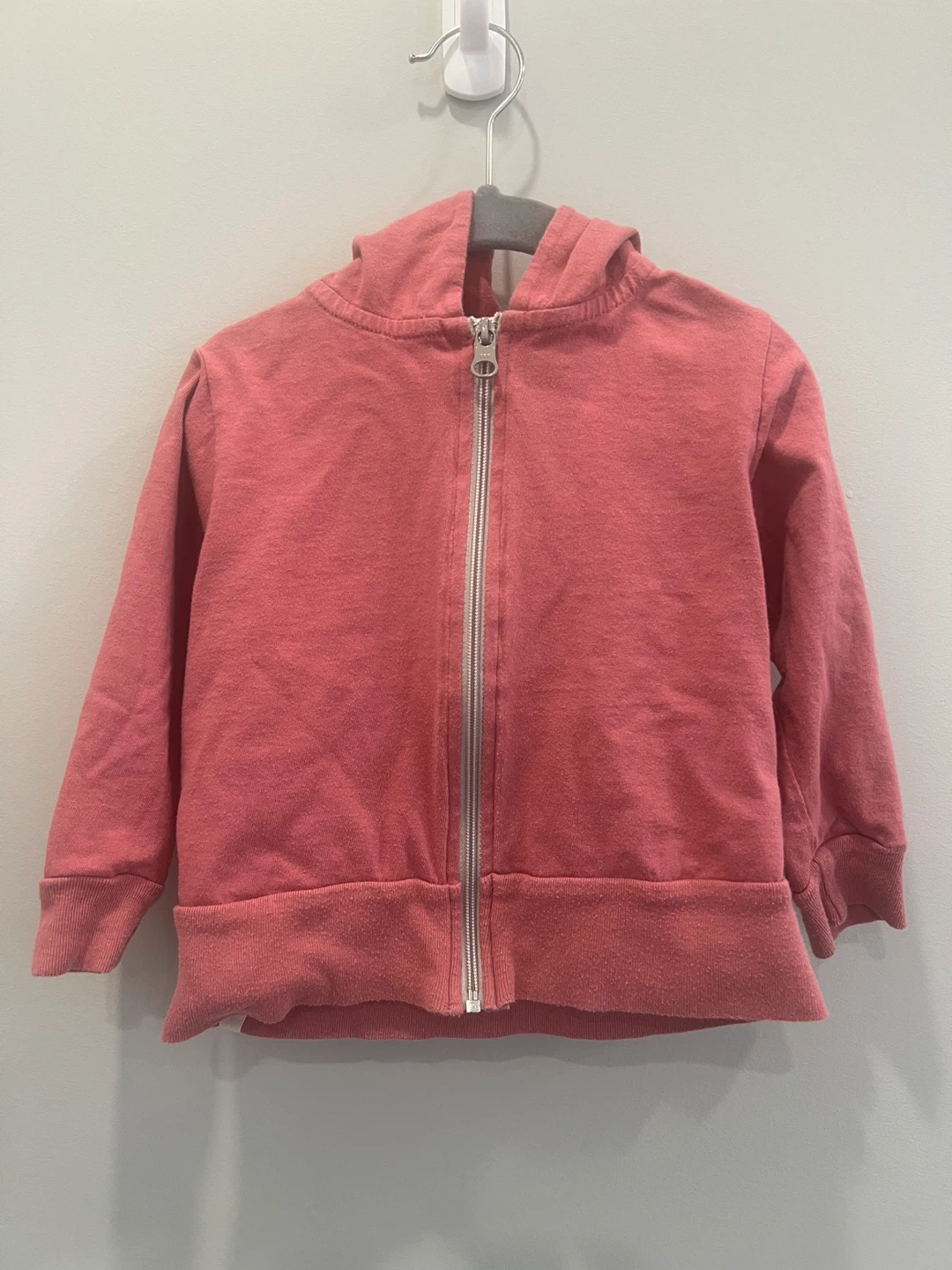 Mini Mioche Organic Cotton Zip-Up Hoodie Size 1/2