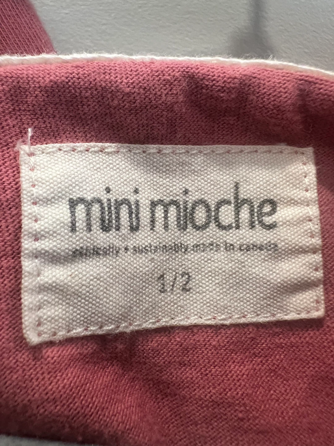 Mini Mioche Organic Cotton Zip-Up Hoodie Size 1/2 - photo 3