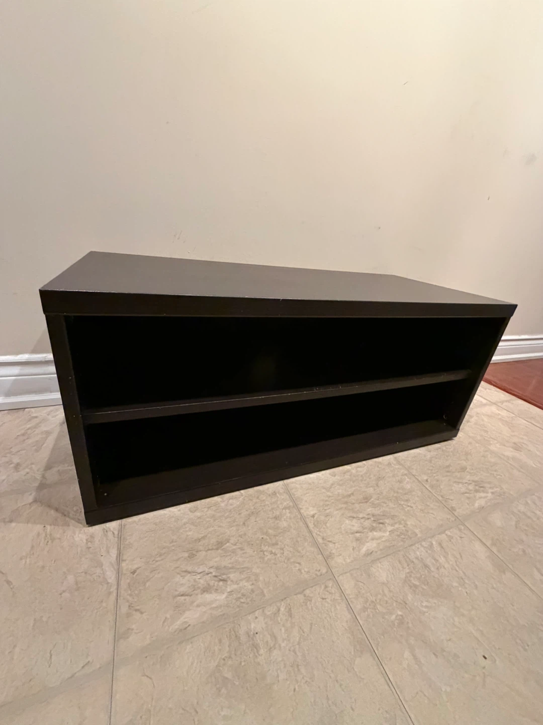 Dark Brown Storage Shelf Unit - photo 4