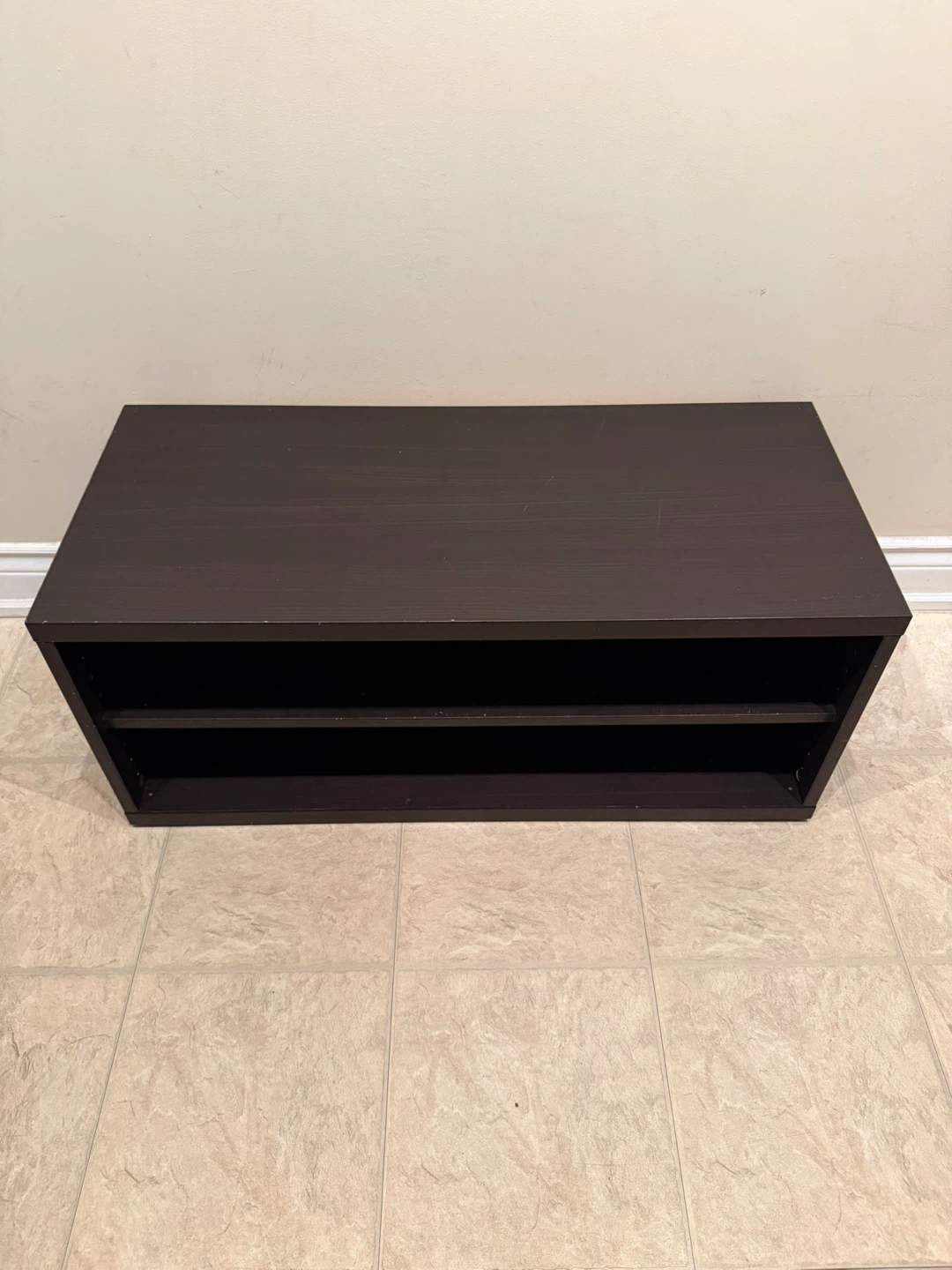 Dark Brown Storage Shelf Unit - photo 2