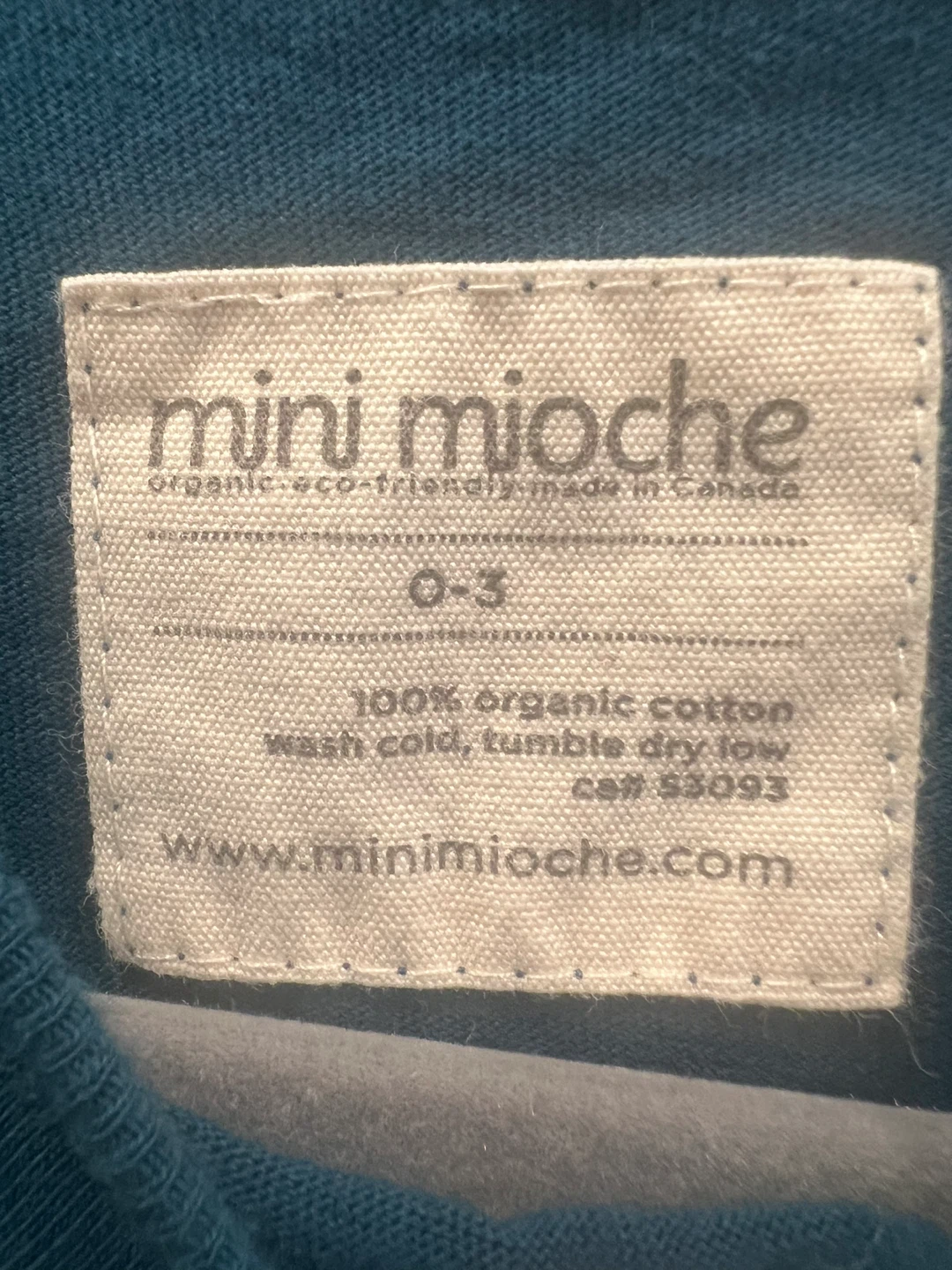 Mini Mioche Organic Cotton Baby Romper 0-3 Months - photo 3