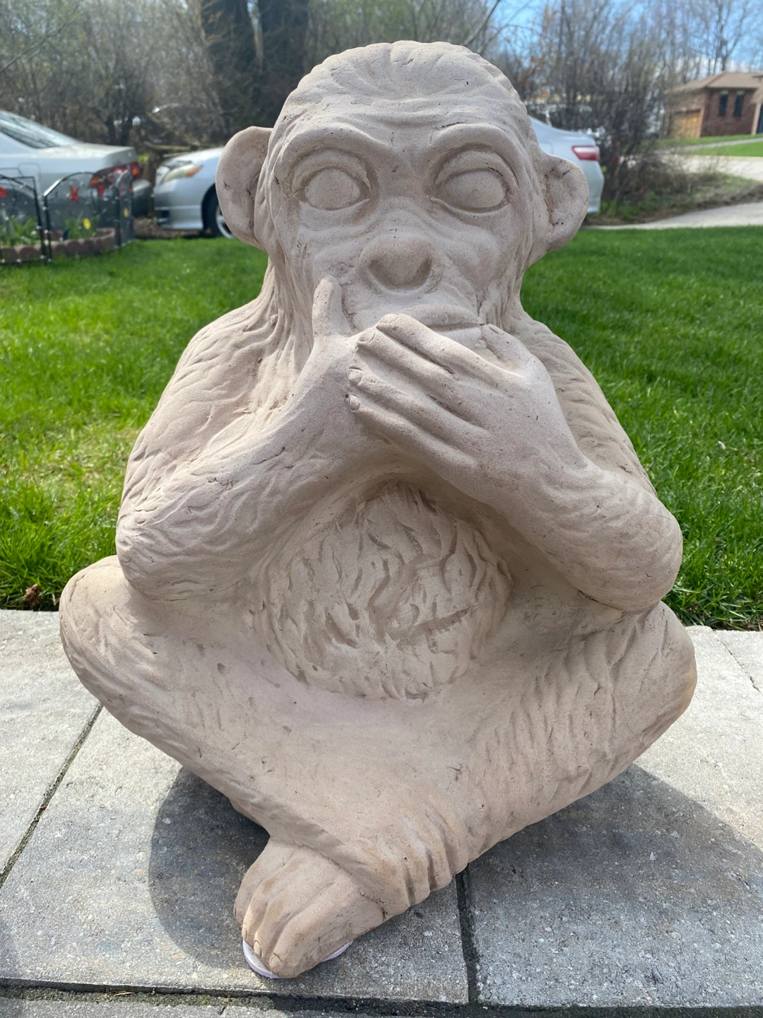 Concrete Monkey Statues - photo 4