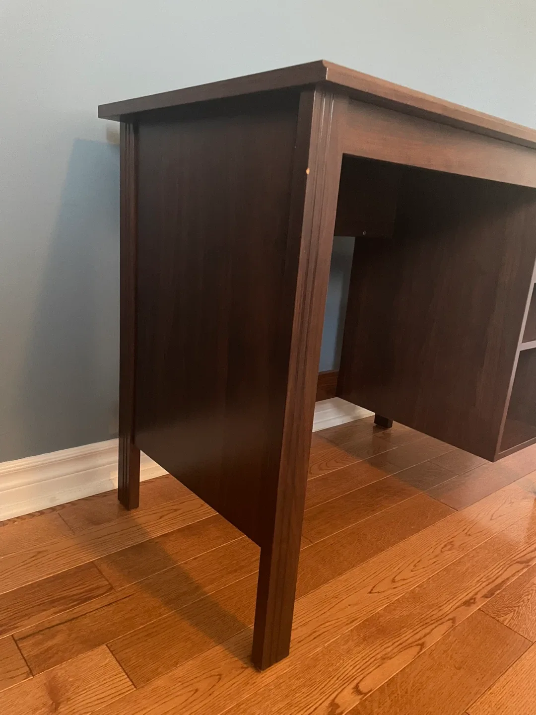 Dark Brown IKEA Brusali desk - photo 2