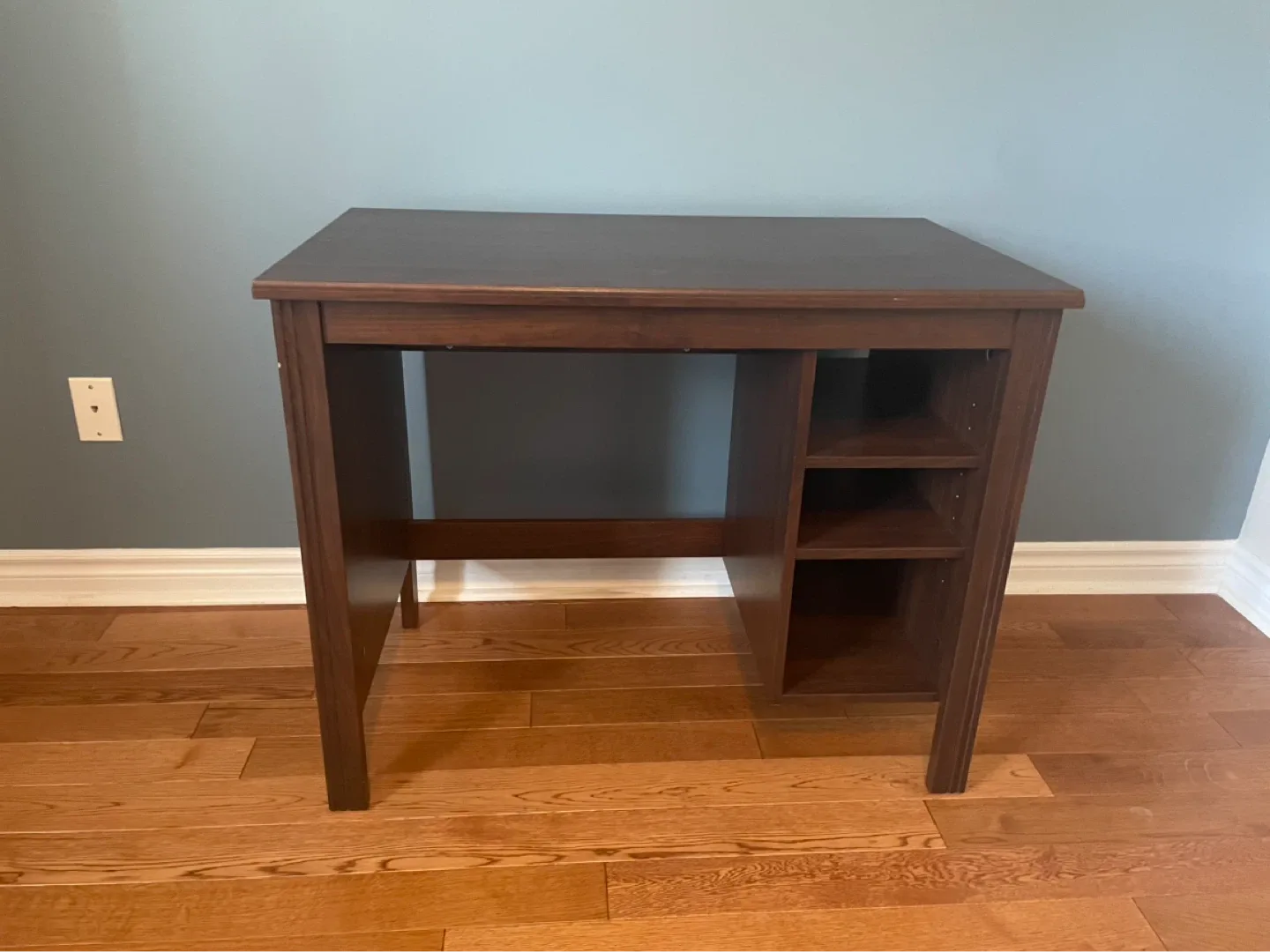 Dark Brown IKEA Brusali desk