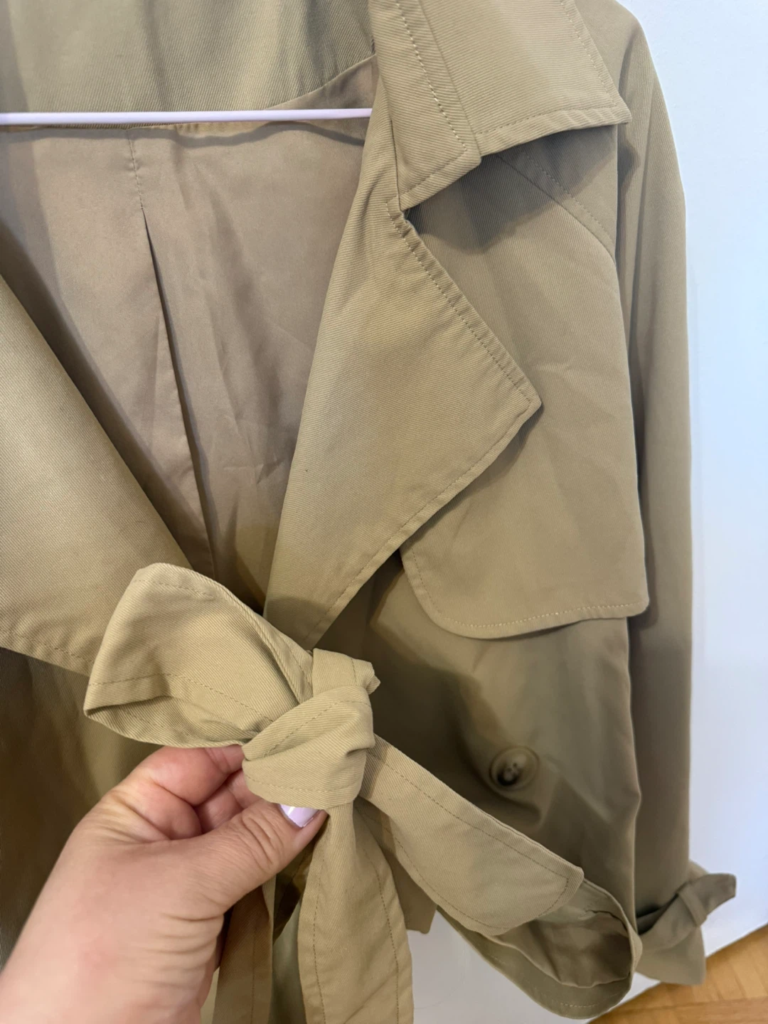 MUSY MUSE Beige Trench Coat Jacket 🌱 - photo 5