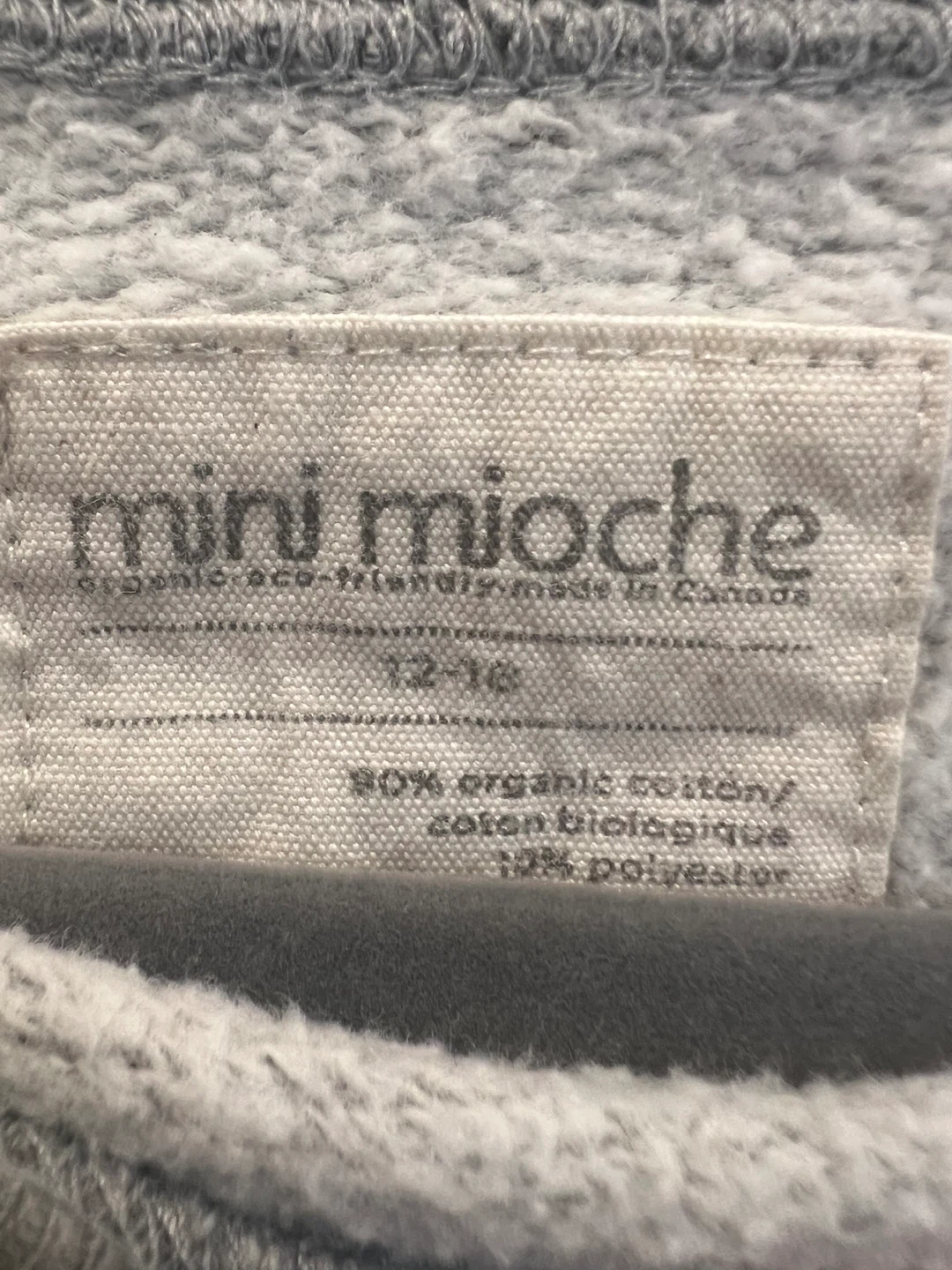 Mini Mioche Grey Sweatshirt 12-18 months - photo 3