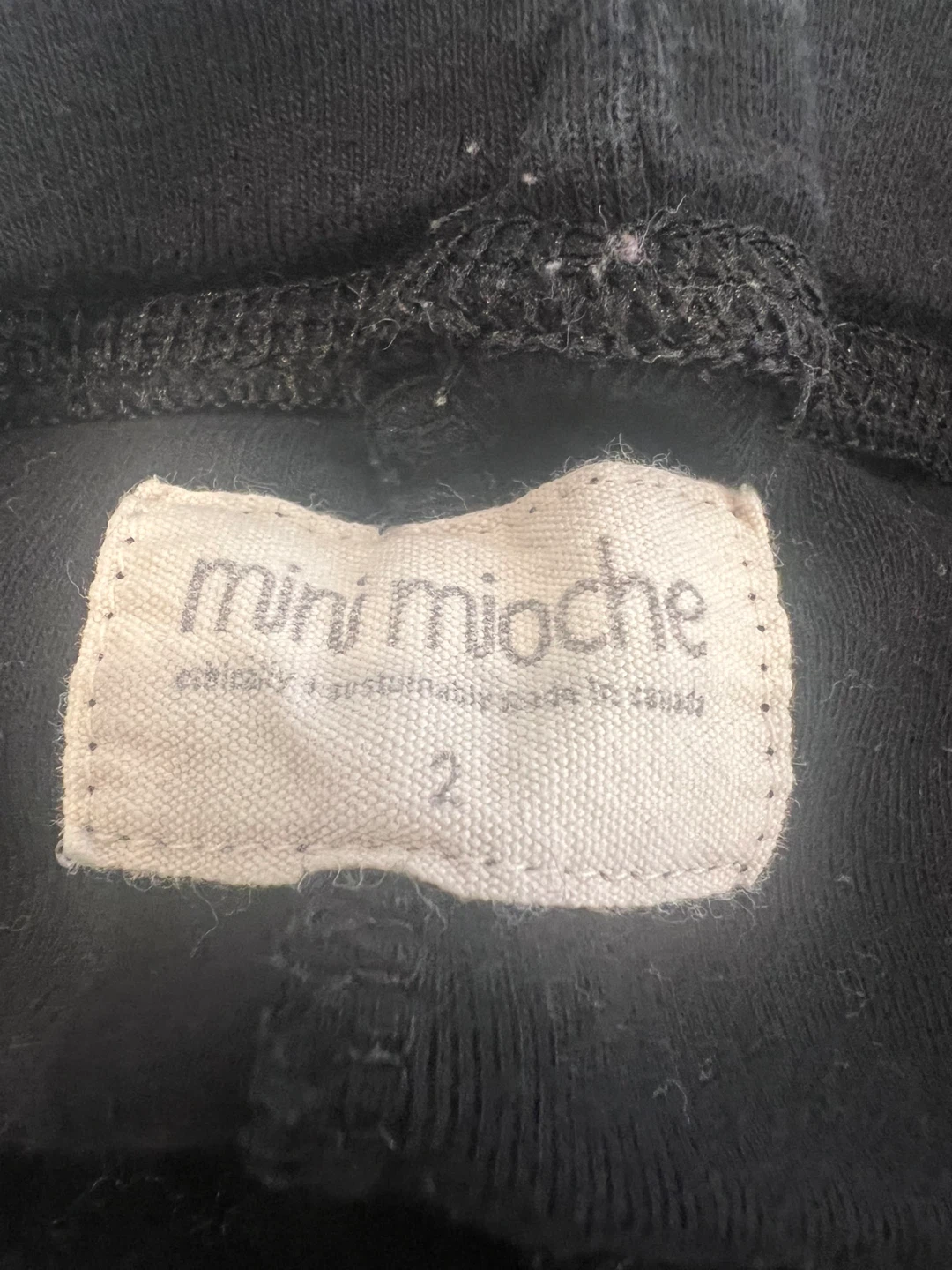Mini Mioche Black Pants Size 2 - photo 3