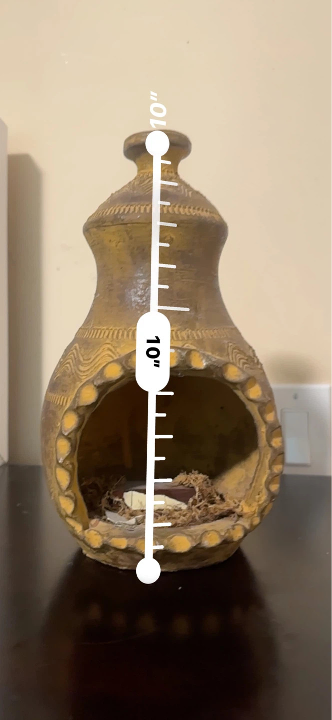 Vintage Ceramic Chimenea Tabletop Decor