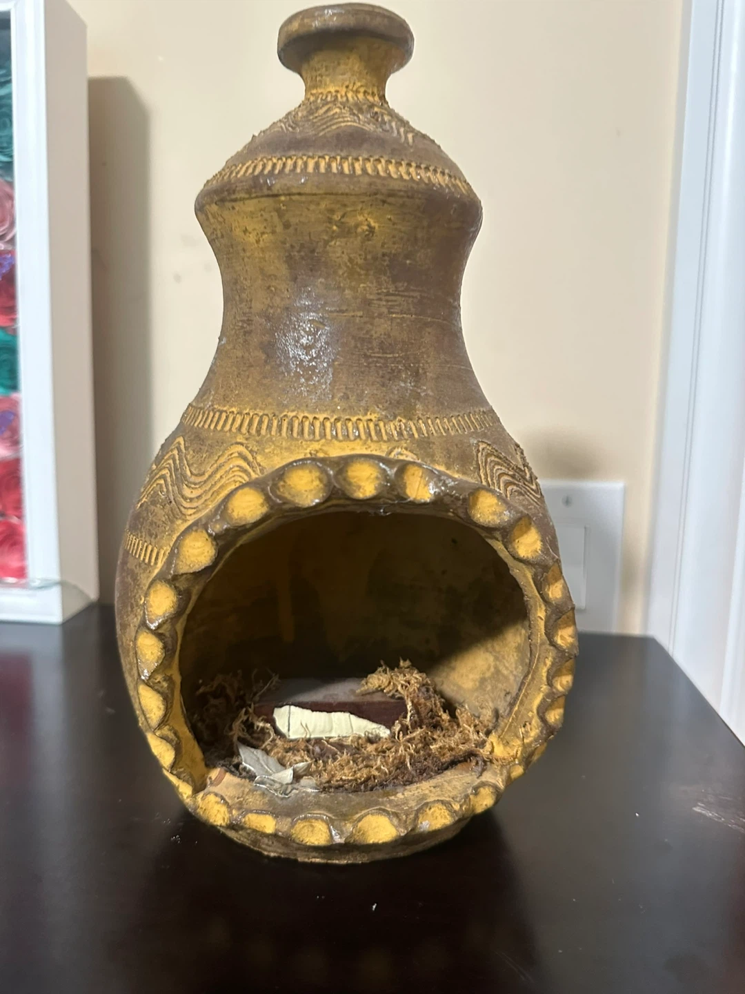 Vintage Ceramic Chimenea Tabletop Decor - photo 2
