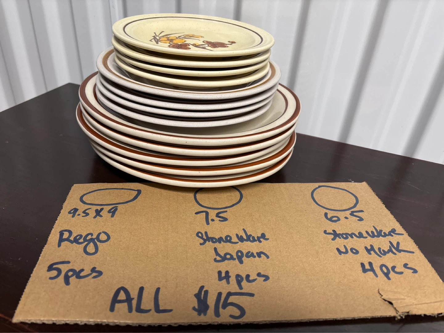 Rego & Stoneware Plates Set - photo 5