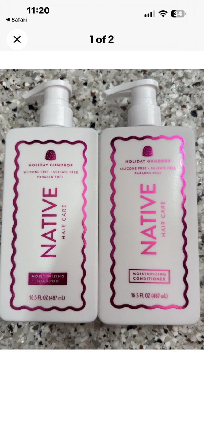 Native Moisturizing Shampoo & Conditioner Set - gumdrop
