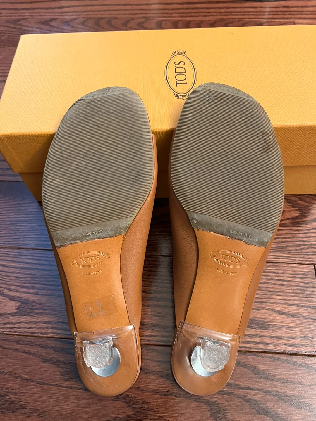 TOD'S Women's Brown Leather Slide Sandals Size 7.5 - photo 3