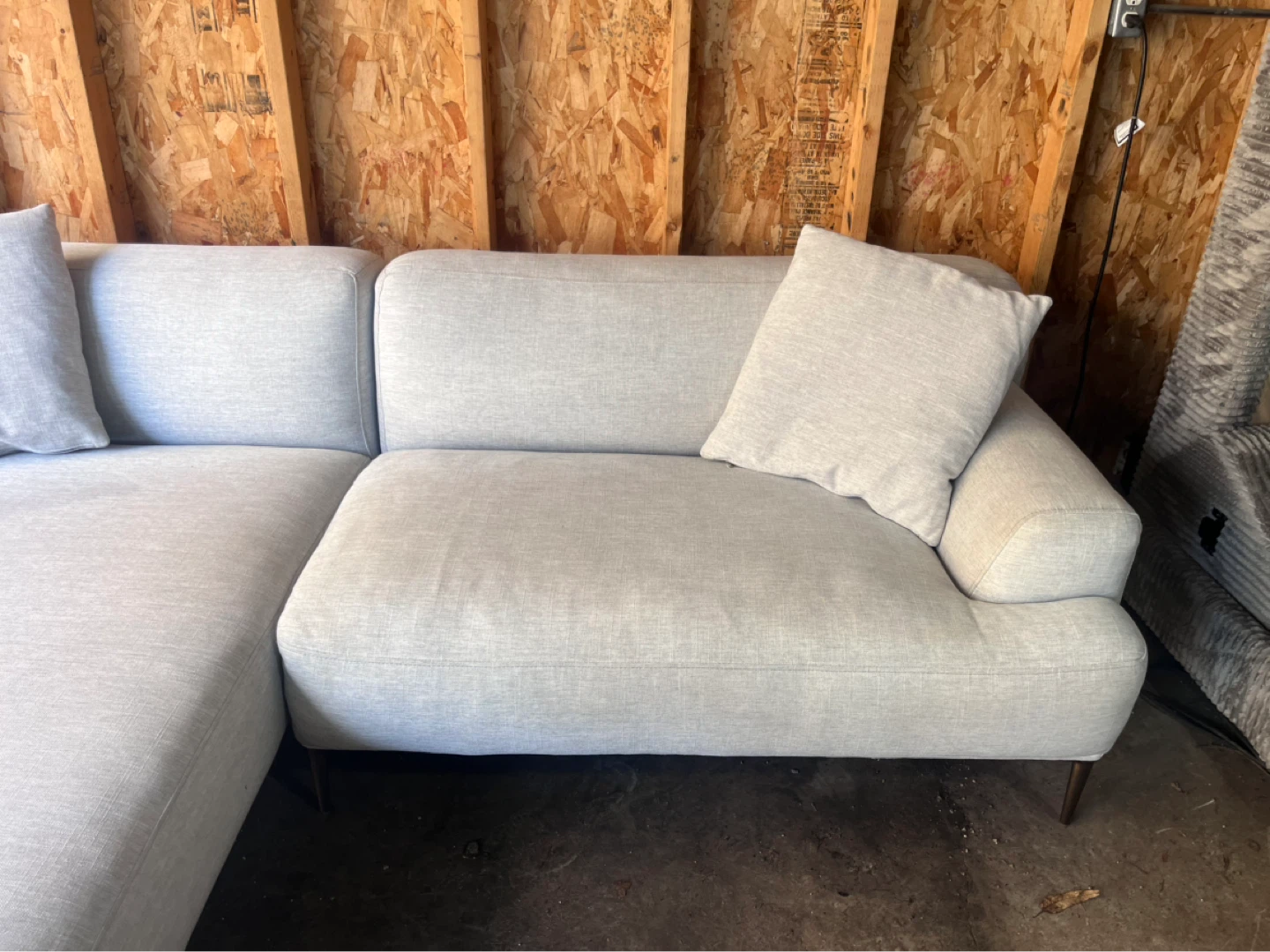 FREE DELIVERY - Article Abisko Gray Sectional - photo 3