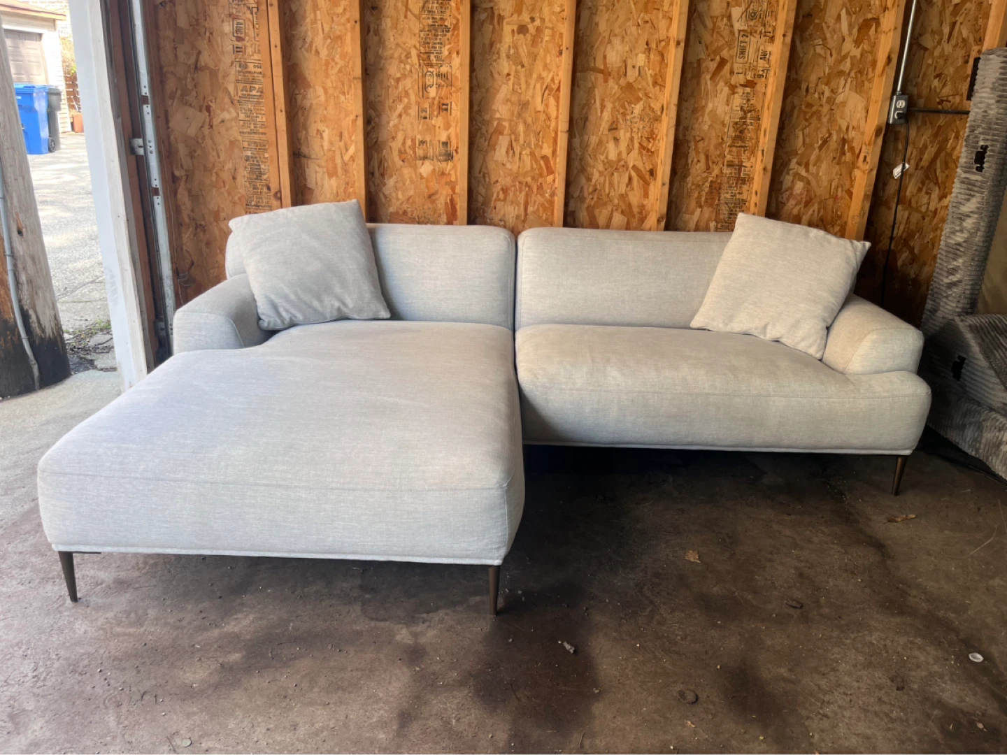FREE DELIVERY - Article Abisko Gray Sectional
