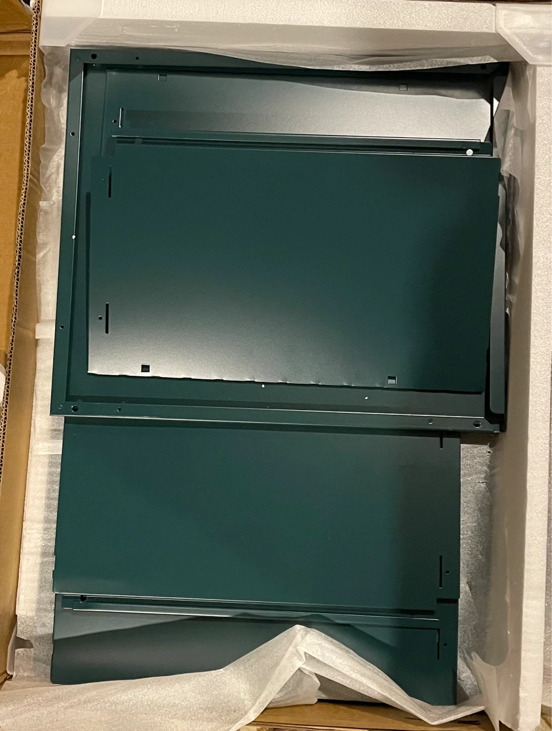 2 Drawer Metal Filing Cabinet - Green - photo 3