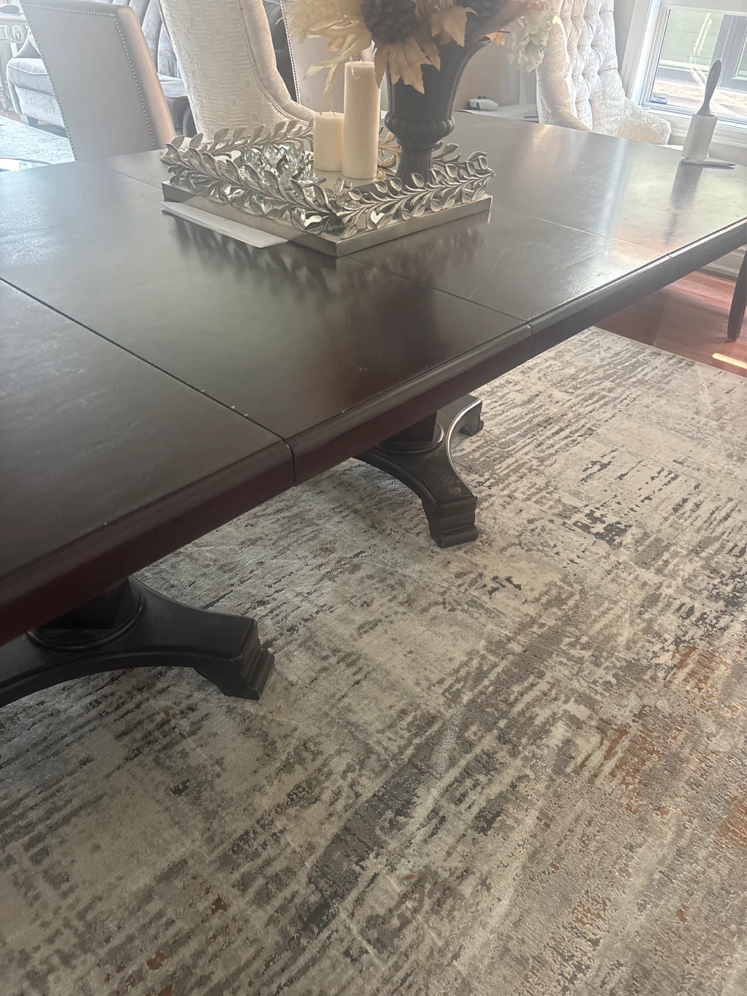 Dark Wood Dining Table - photo 2