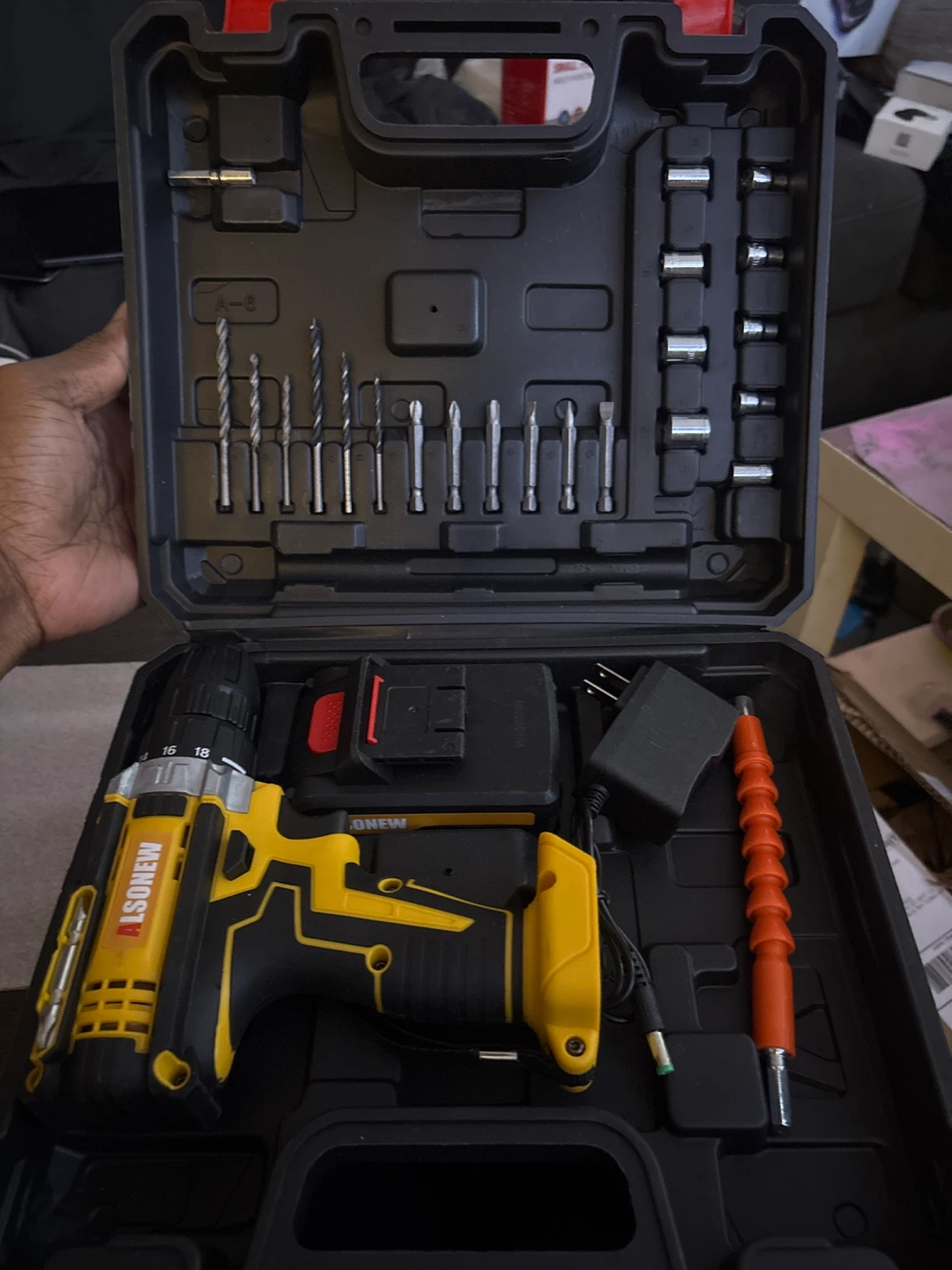 ALSO NEW Brushless Cordless Drill with Case and Accessories - photo 3