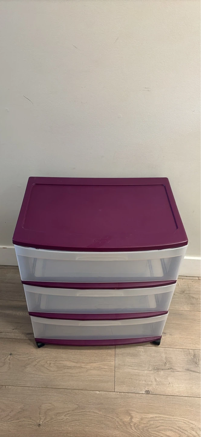 Sterilite 3 Drawer Organizer Cart - photo 3