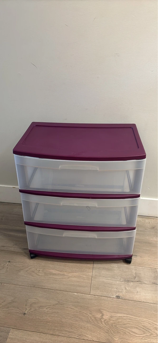 Sterilite 3 Drawer Organizer Cart - photo 4