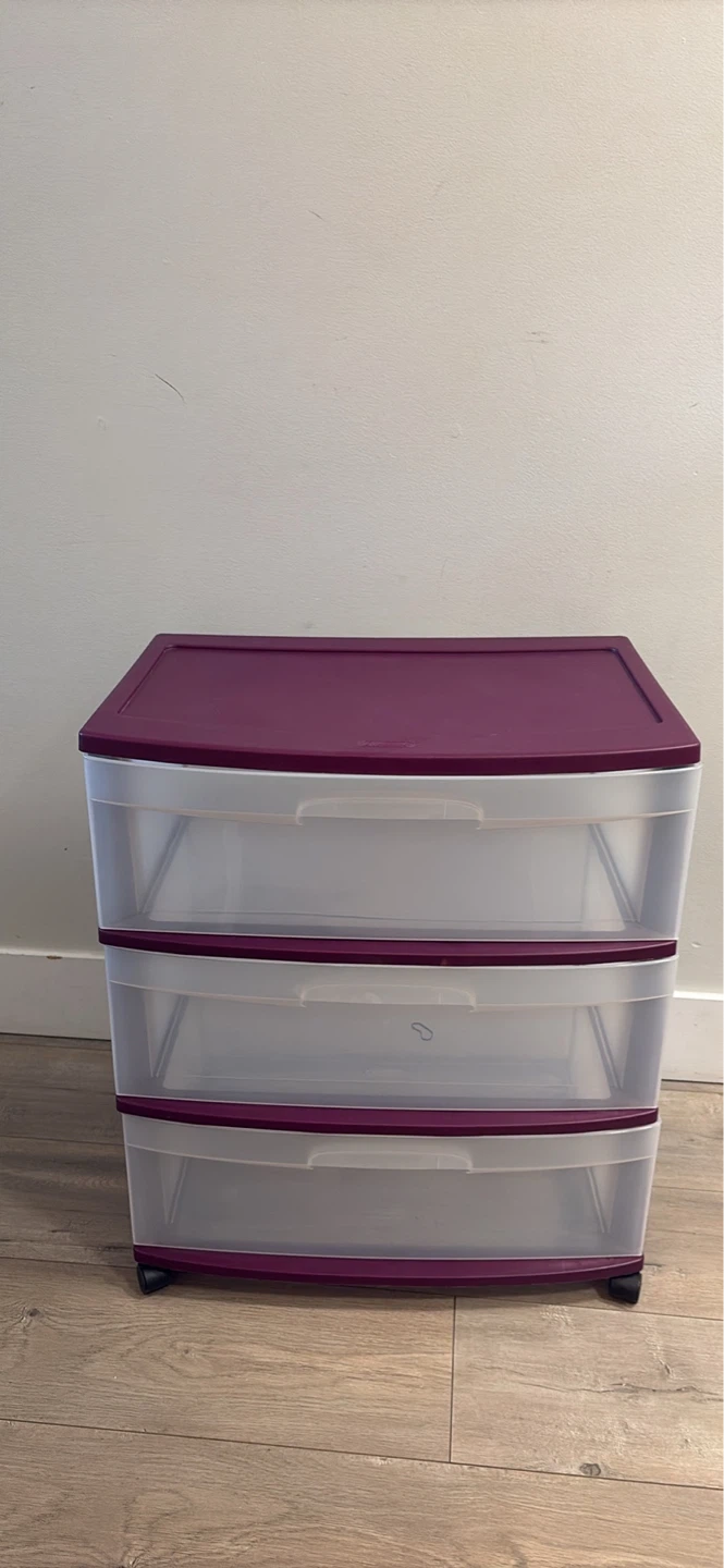 Sterilite 3 Drawer Organizer Cart - photo 2