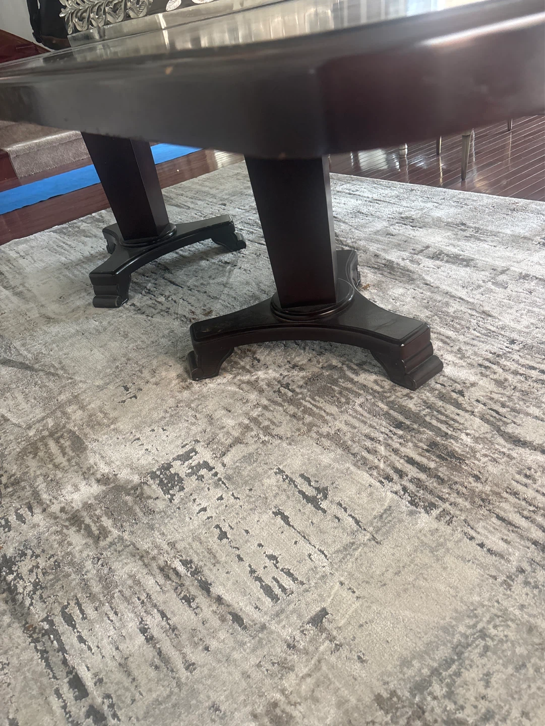 Dark Wood Dining Table - photo 5