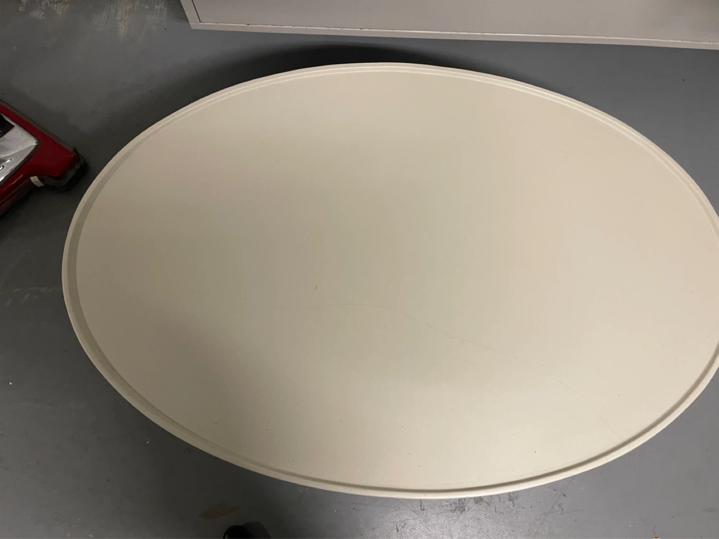Oval Coffee Table - Cream - photo 3