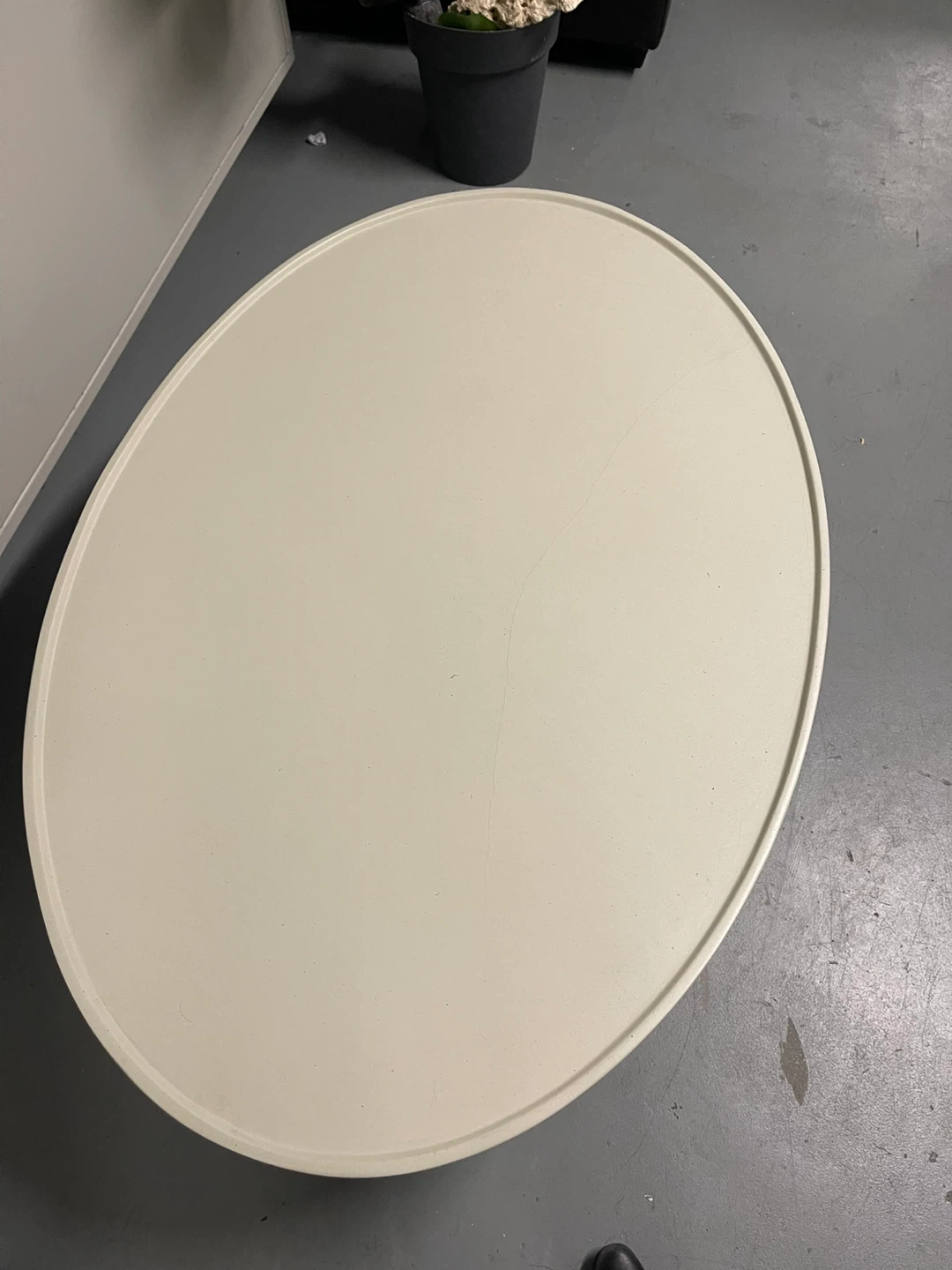 Oval Coffee Table - Cream - photo 5