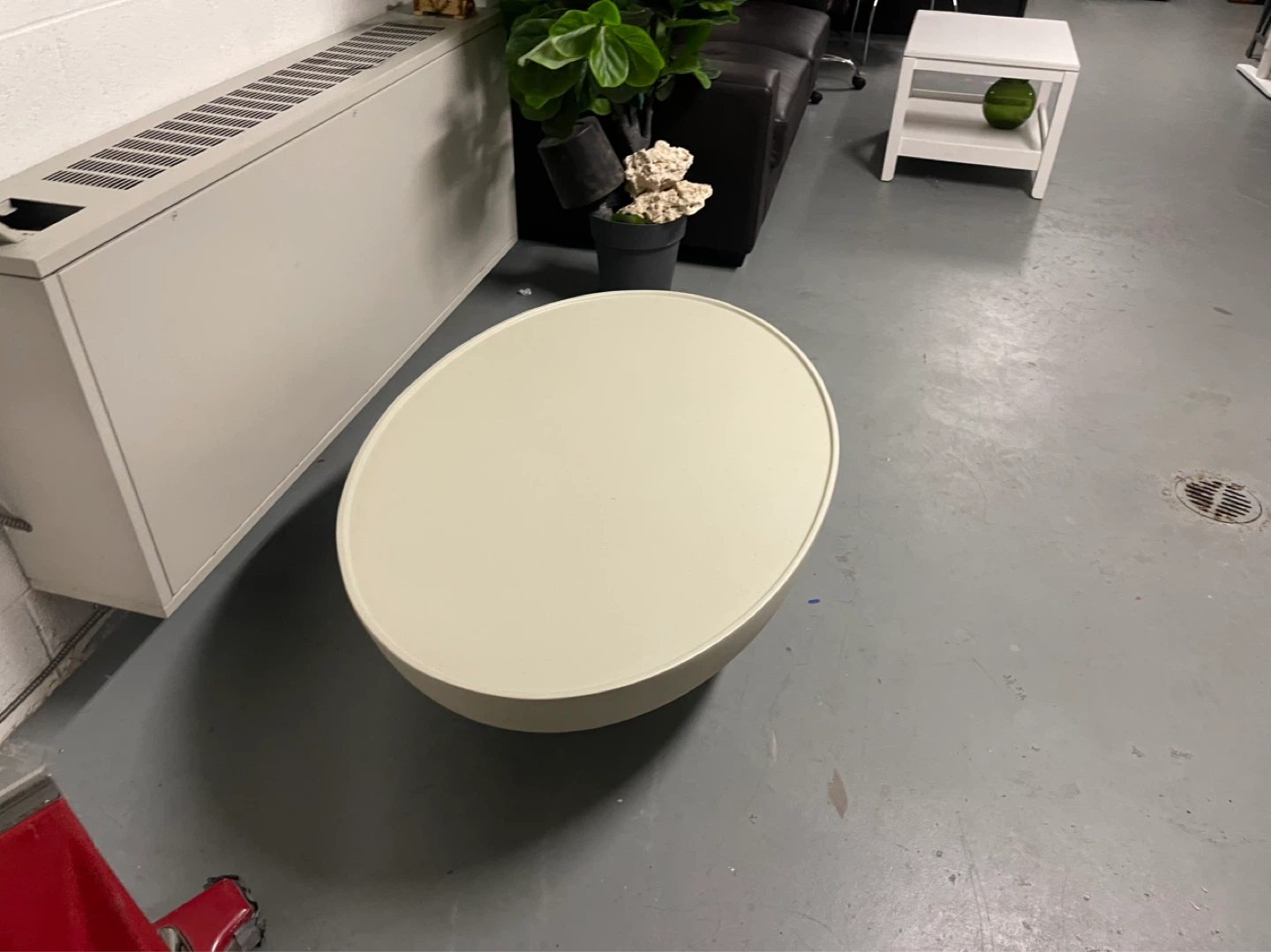 Oval Coffee Table - Cream - photo 2