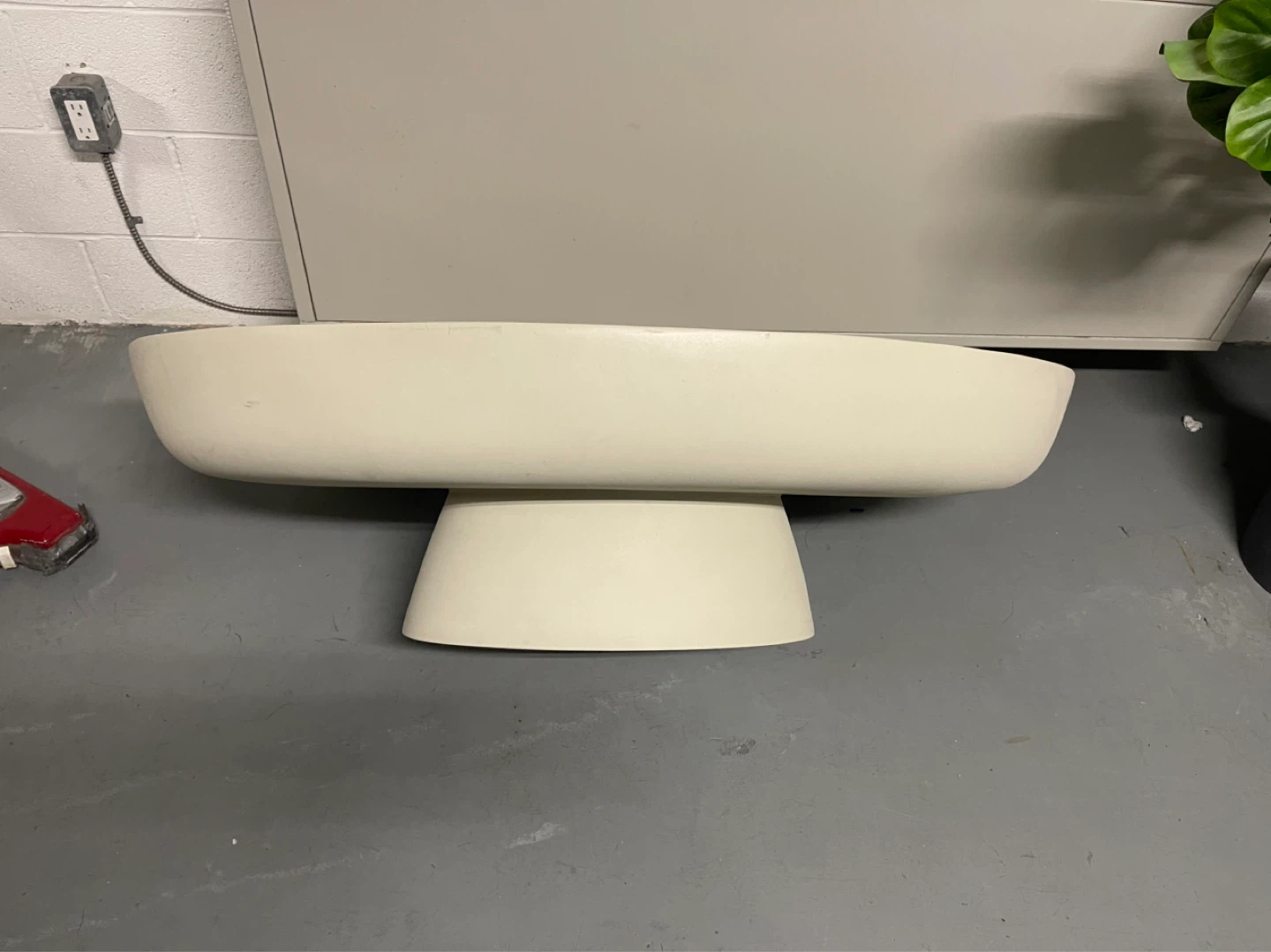 Oval Coffee Table - Cream - photo 4