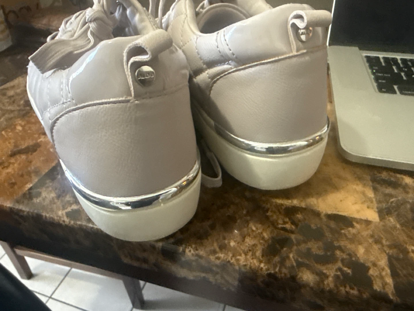 ALDO Women's Light Pink Quilted Sneakers - Size 10 - photo 2