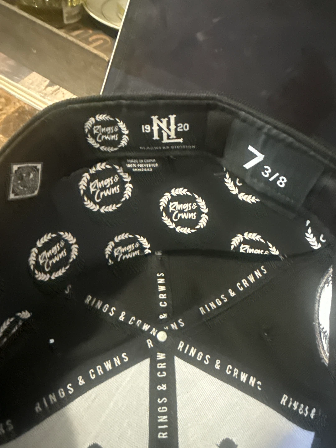 Rings & Crowns Black "NY BLK YANKEES" Baseball Cap - photo 3
