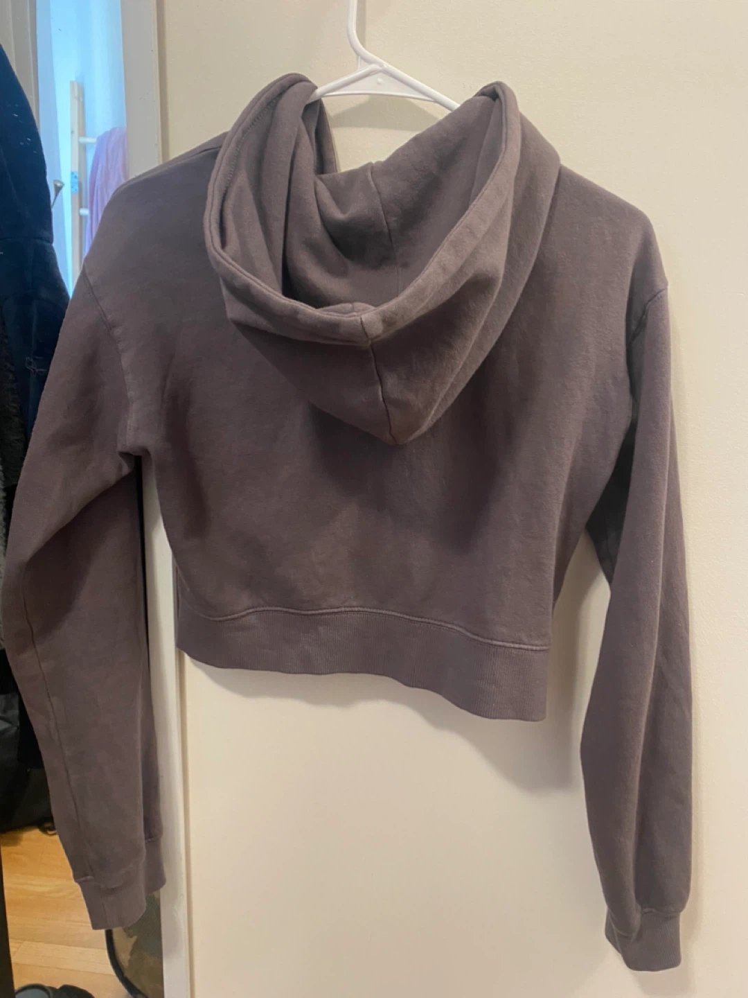 Ardene Grey Cropped Zip-Up Hoodie - photo 2