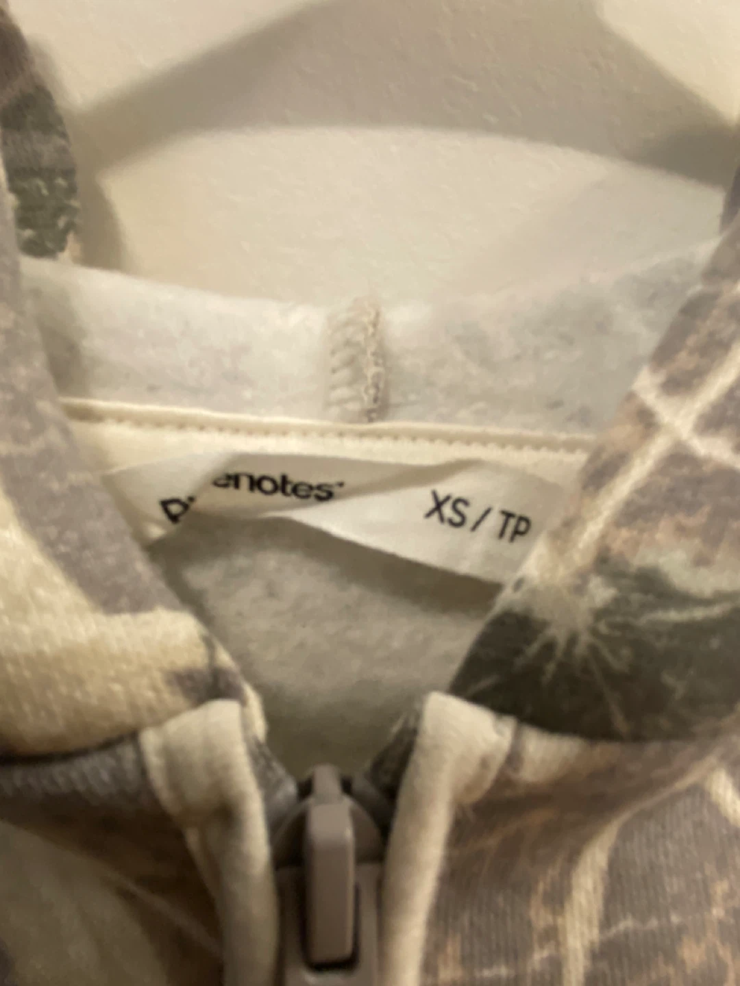 Camouflage Zip-Up Hoodie XS/TP - photo 3