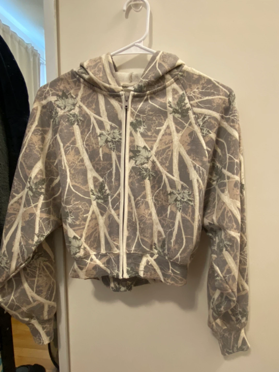 Camouflage Zip-Up Hoodie XS/TP