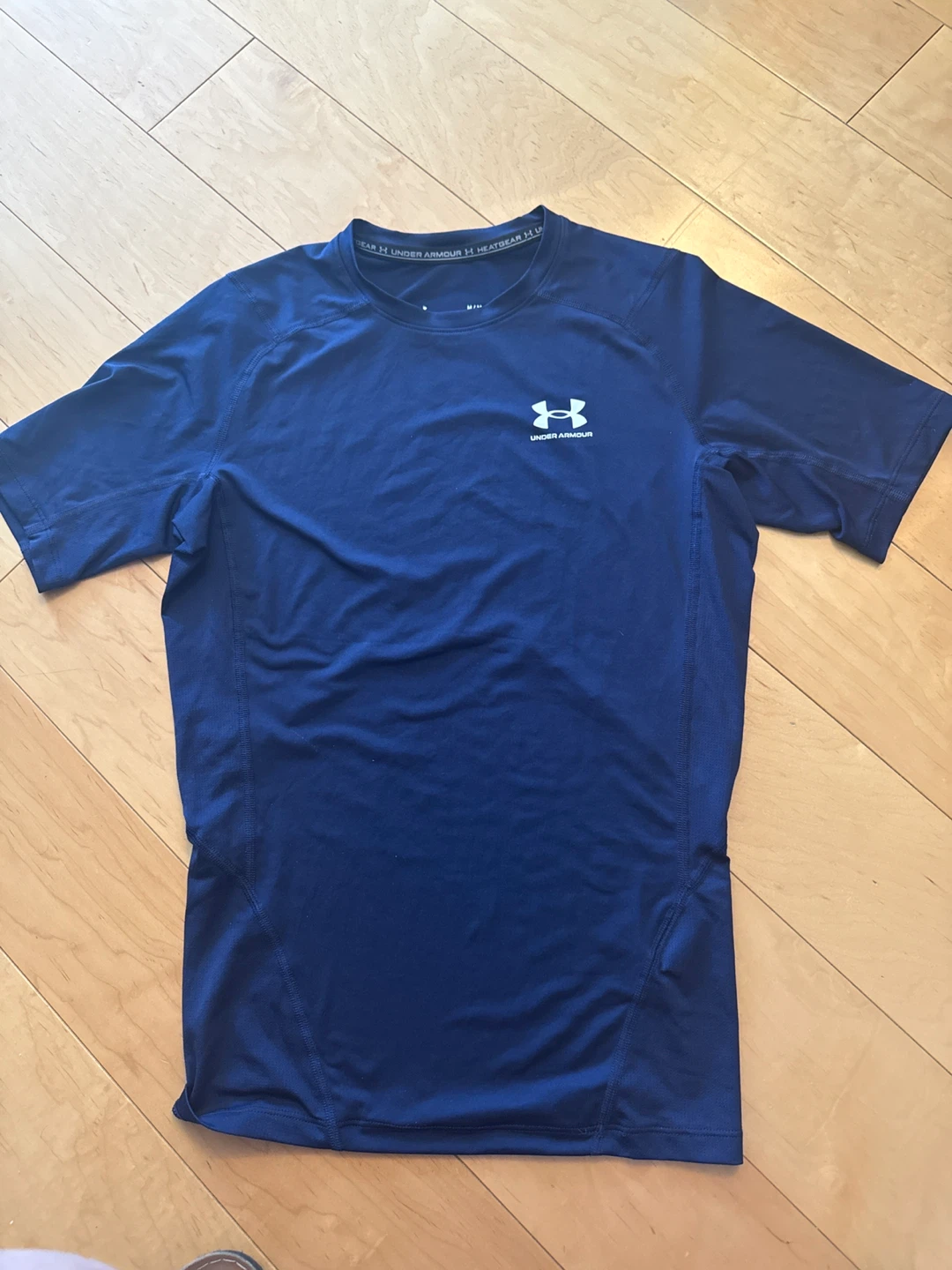 Under Armour HeatGear Compression T-Shirt - Navy - M