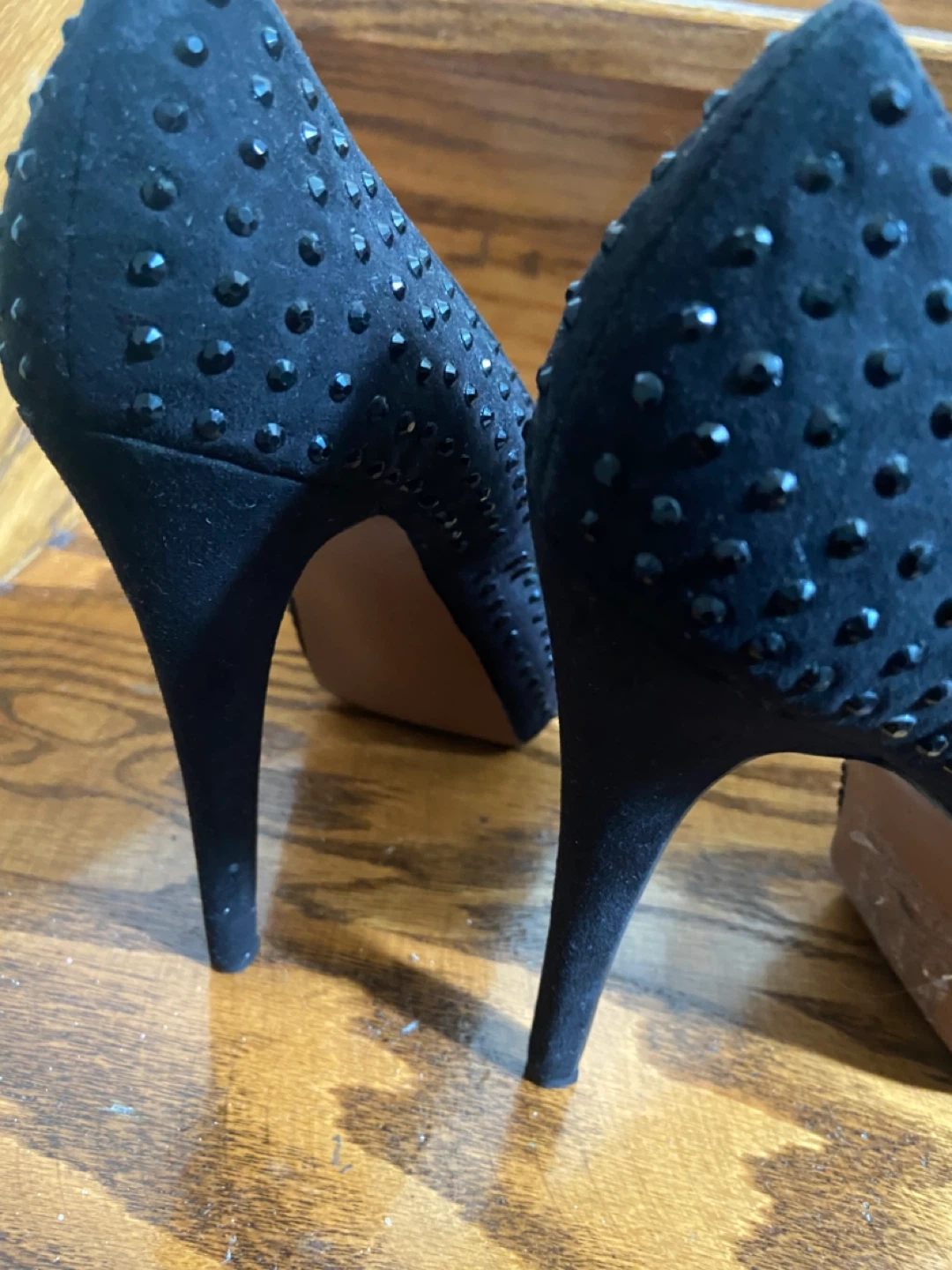 Steve Madden Black Embellished Heels - photo 2
