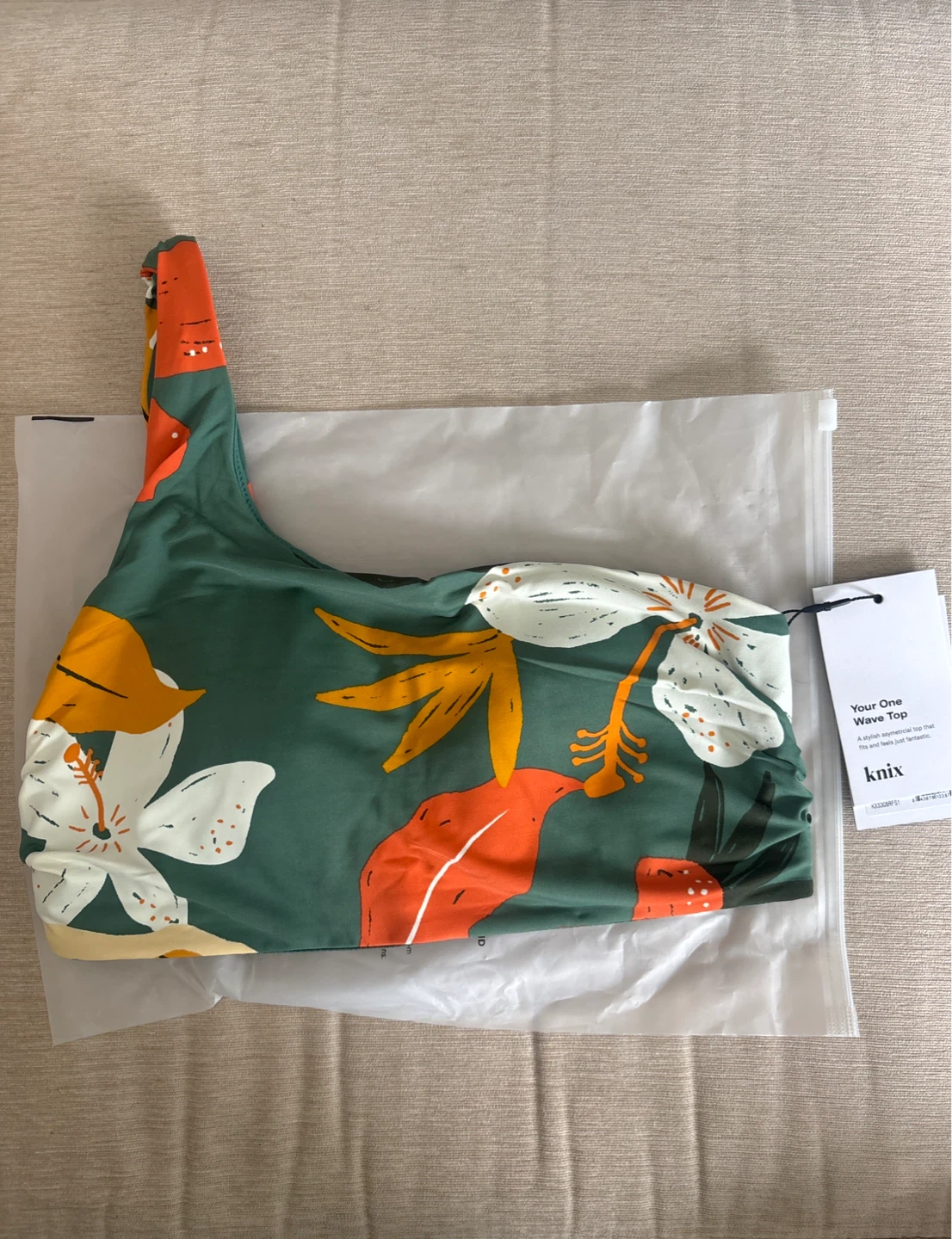 Knix One Shoulder Bikini Top