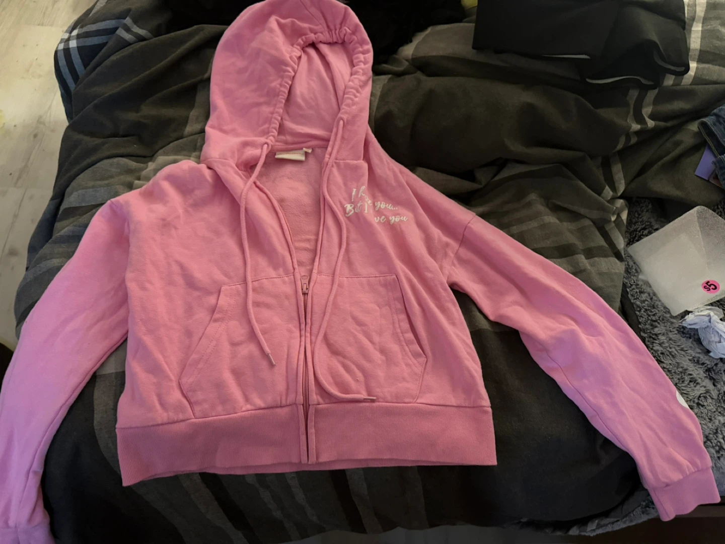 Nickelodeon Hey Arnold! Pink Zip-Up Hoodie