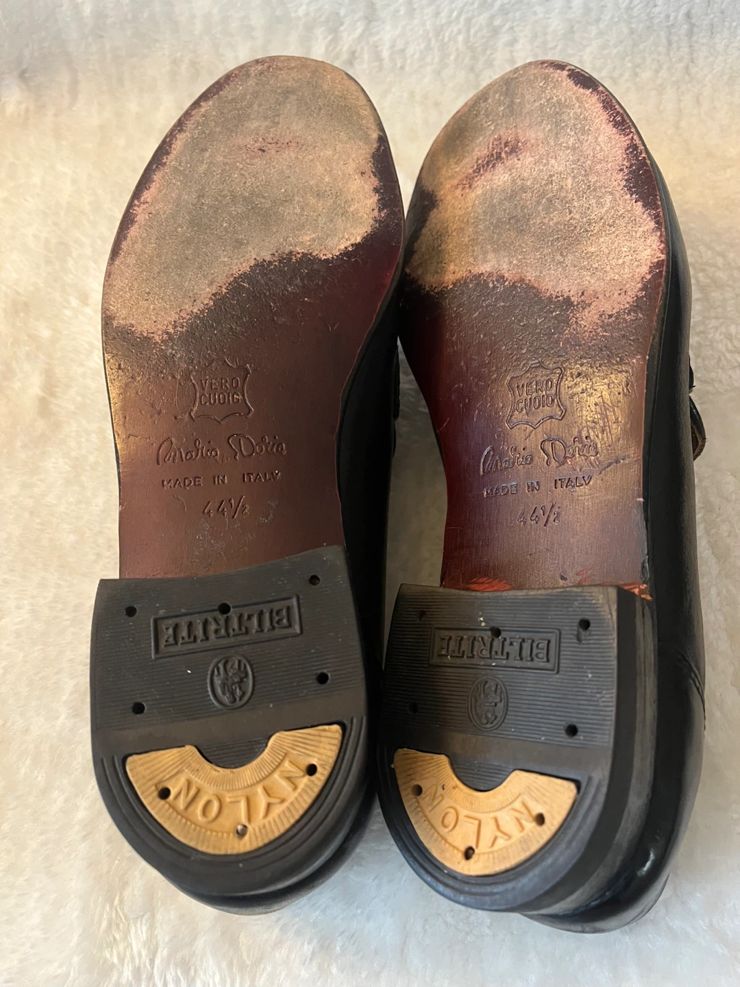 Mario Doria Loafers Two-Tone Leather Size 11 - photo 5