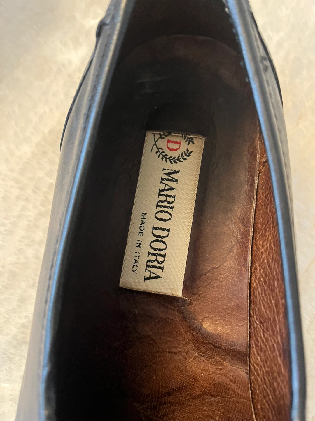 Mario Doria Loafers Two-Tone Leather Size 11 - photo 2