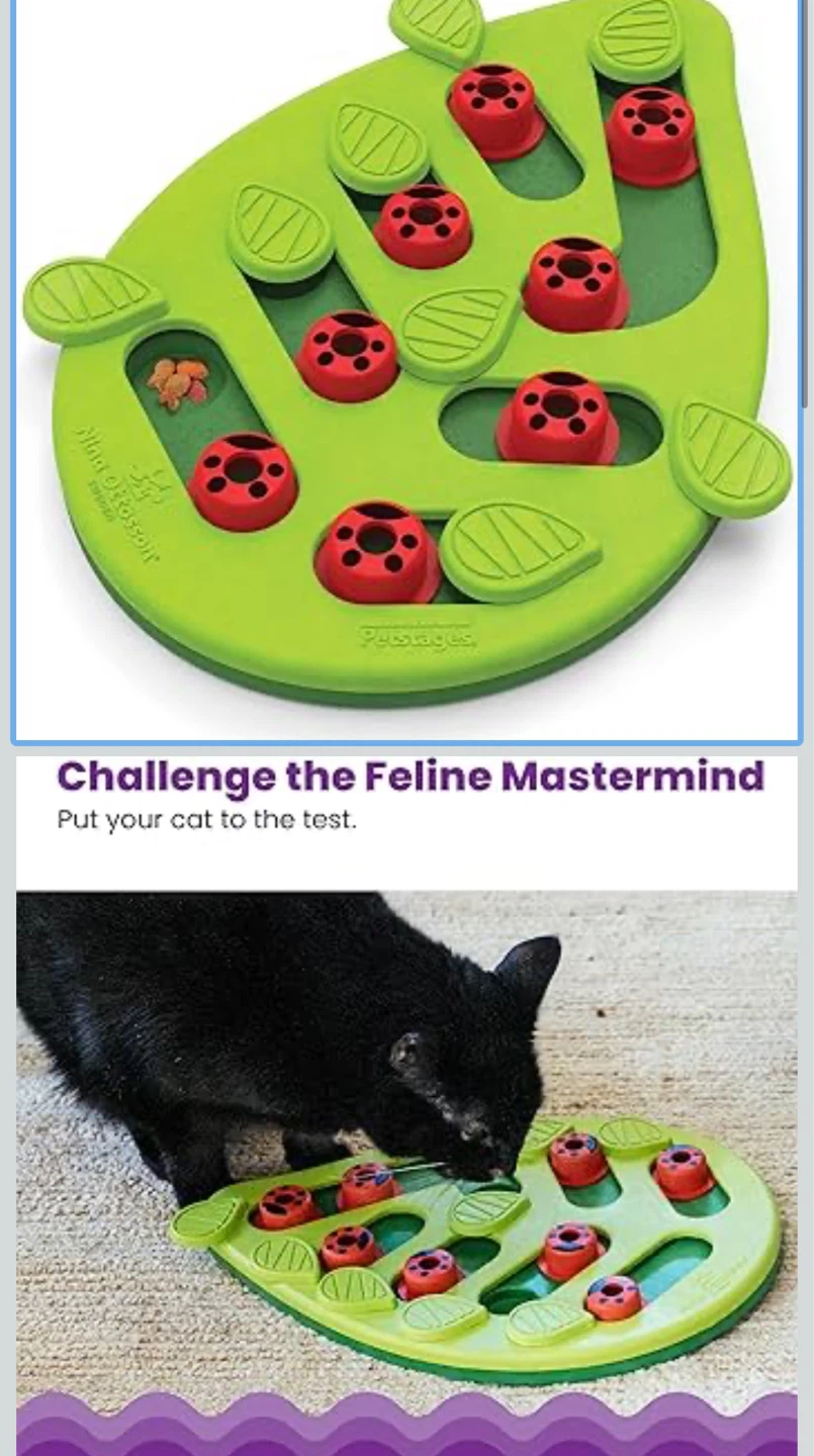 Cat Treat Puzzle Toy / Slow Feeder - photo 4