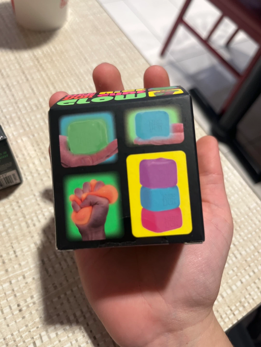 Nee Doh Nice Cube Glow Super Solid Squish! Each - photo 2